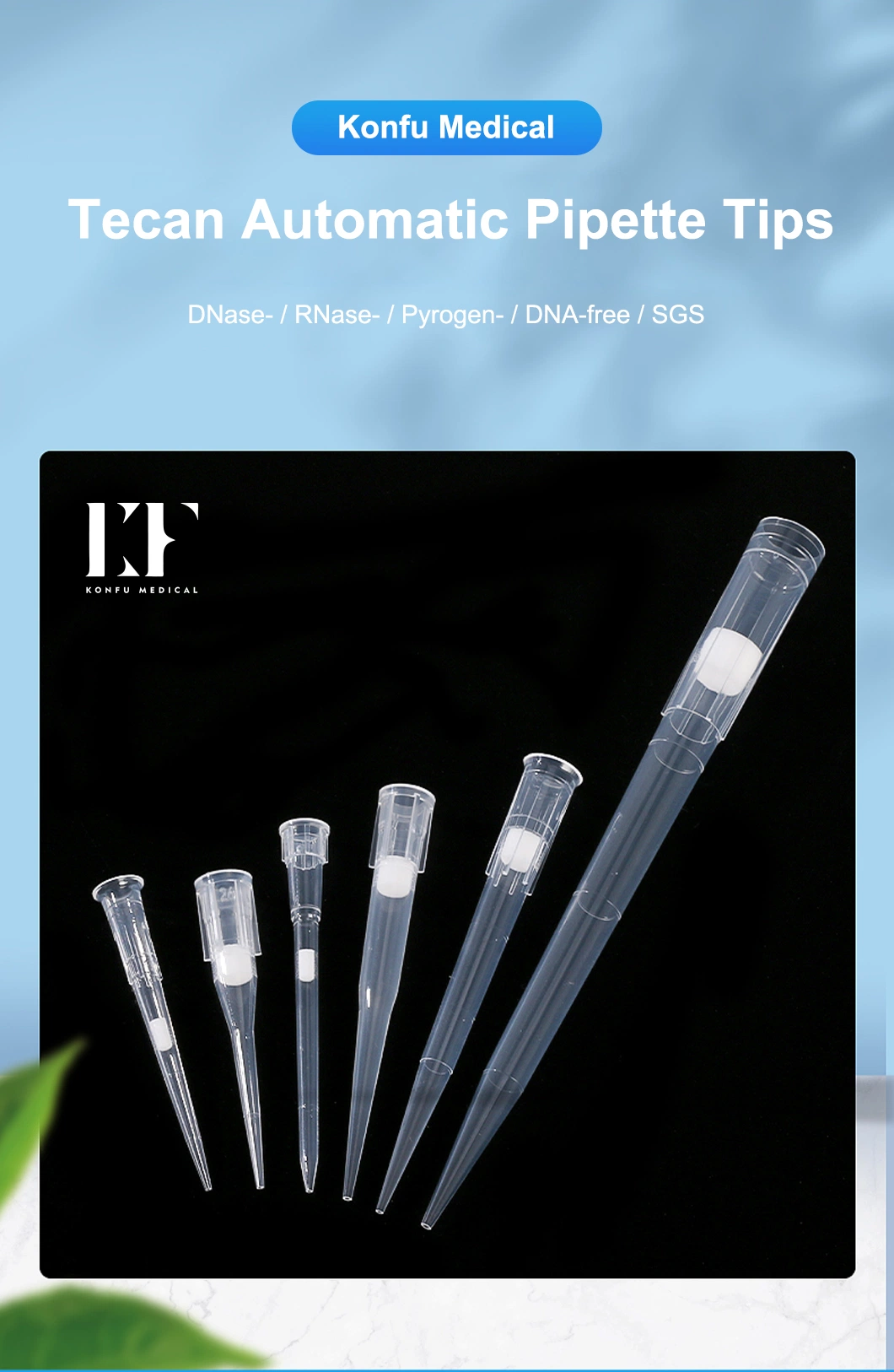Medical Laboratory 200UL Disposable Robotic Clear Black Conductive Mca Automation Tecan Pipette Tips with Filter Racked