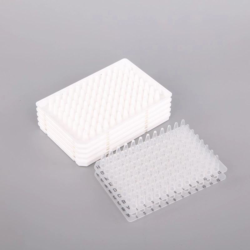 The Best Selling PCR Transparent 96-Well Plate Is 0.2ml Tube for Research PCR Plate