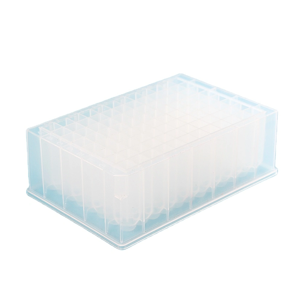 96 Well 0.5ml Deep Well Plate Kingfisher Square Well V Bottom Polypropylene Microplates Deepwell Storage Plate Wholesale