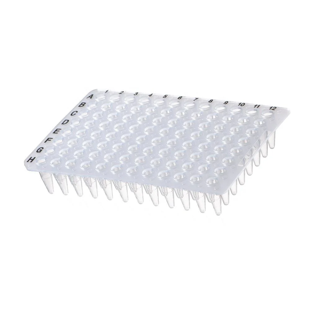 Plastic Sterile Laboratory Medical Conical 0.2ml 96 Holes Centrifuge Tube Microplate PCR Tube Plate Without Skirt