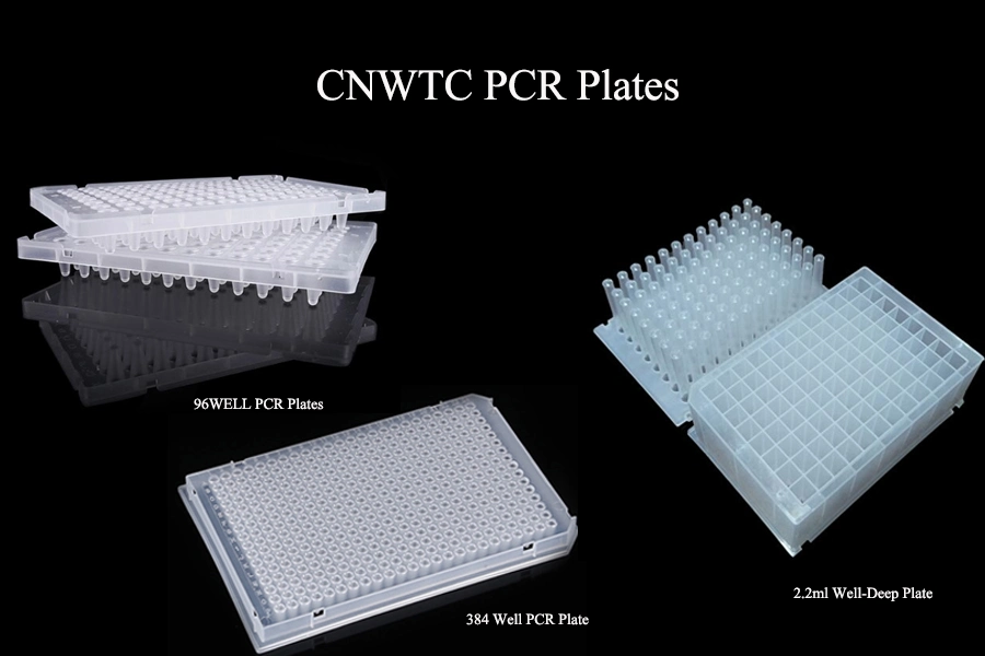 Lab Plasticware 96-Well PCR Plate Half-Skirt PCR Plate with CE ISO