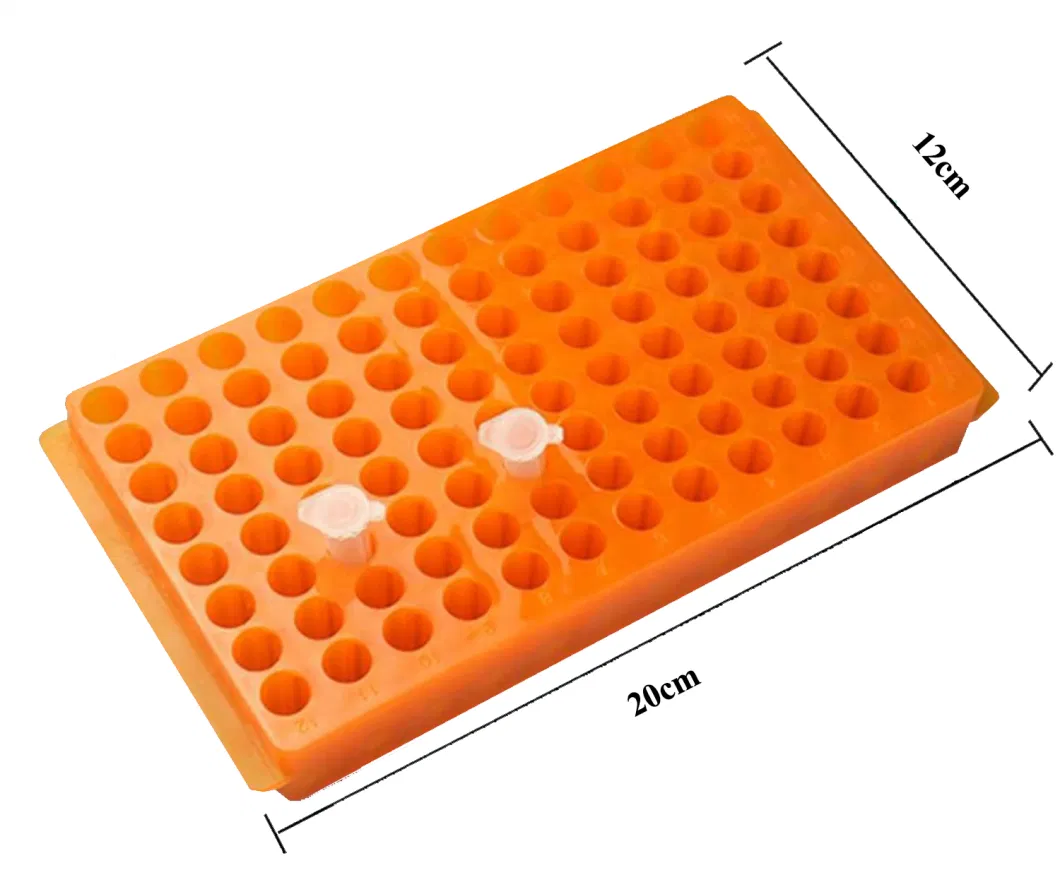 60well PCR Plate Holder Storage 0.5ml 1.5ml Centrifuge Tube