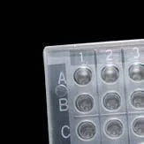 CE, ISO Marked, Square Hole, Round Hole U-Shape, Bottom V-Shape Bottom for 96 Deep Well Plate Microplate with 2.2ml, 1ml, Clear Color, with Comb