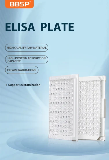 Natural 96 Well Elisa Plate for Hospital Laboratory for Other Lab Supplies