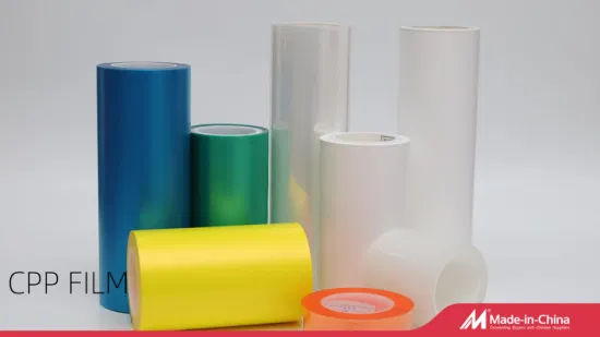 BOPP OPP CPP Pet PVC PE Film Stretch Shrink Laminating Transparent Printing Packaging Plastic Film Semi Sealing Film