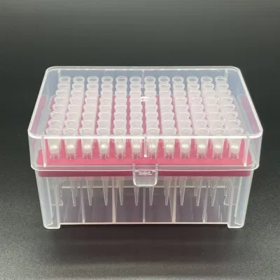 Laboratory Disposable Plastic Automation Pipette Tips Boxed 200UL with Filter